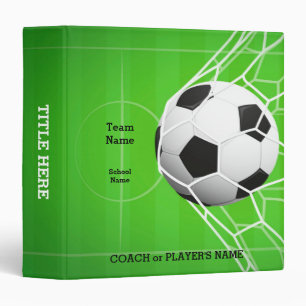 Classeur Nom De L'Équipe De Football Ball De Football Perso