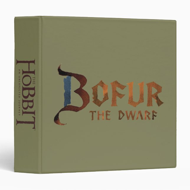 Classeur Nom du bofur (Devant/Côté)
