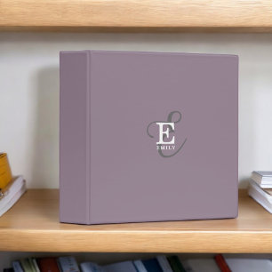 Classeur Nom élégant unique et typographie de monogramme vi
