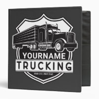NOM personnalisé Camions Big Rig Semi Trucker