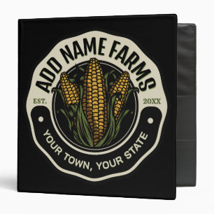Classeur Nom personnalisé Sweet Corn Garden Agricole