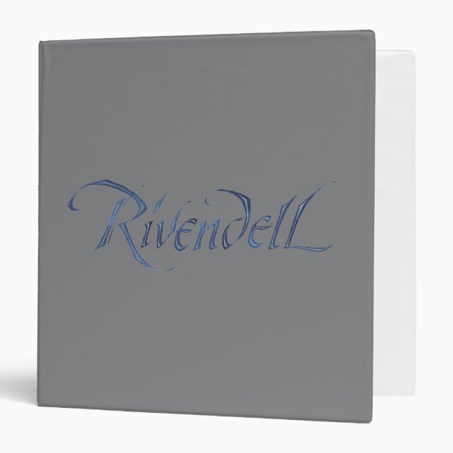 Classeur Nom Rivendell Texté (Devant/Intérieur)