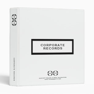 Classeur Nombre minimal d'enregistrements d'entreprise blan