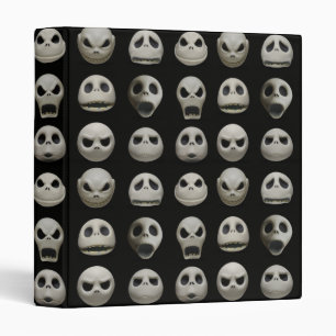 Classeur Nombreux visages de Jack Skellington - Motif