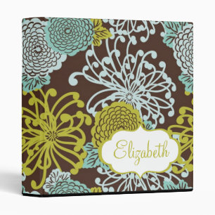 Classeur nommé fait sur commande de fleurs