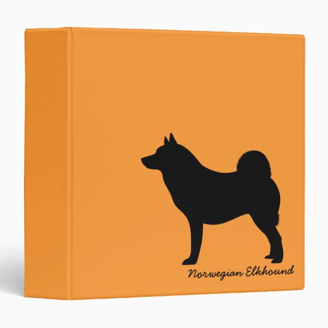 Classeur Norvégien Elkhound (Devant/Côté)