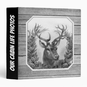 Classeur Nos photos de vie Cabine cerf Vintage
