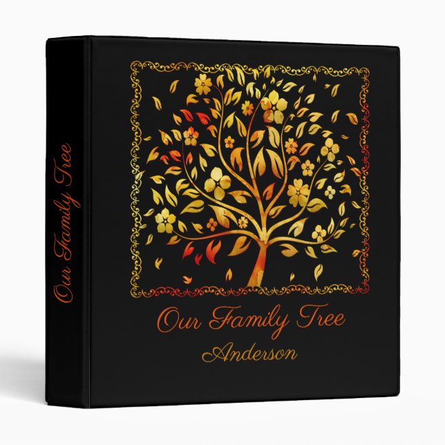 Classeur Notre arbre généalogique (Devant/Côté)