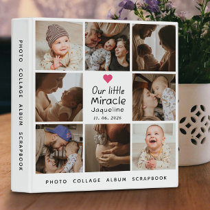 Classeur Notre Bébé Petit Miracle Photographies En Collage