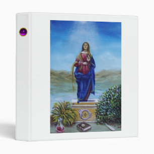 Classeur NOTRE DAME DE LA LUMIÈRE Vierge de l'Immaculée Con