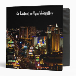 Classeur Notre fabuleux Album de mariage Las Vegas