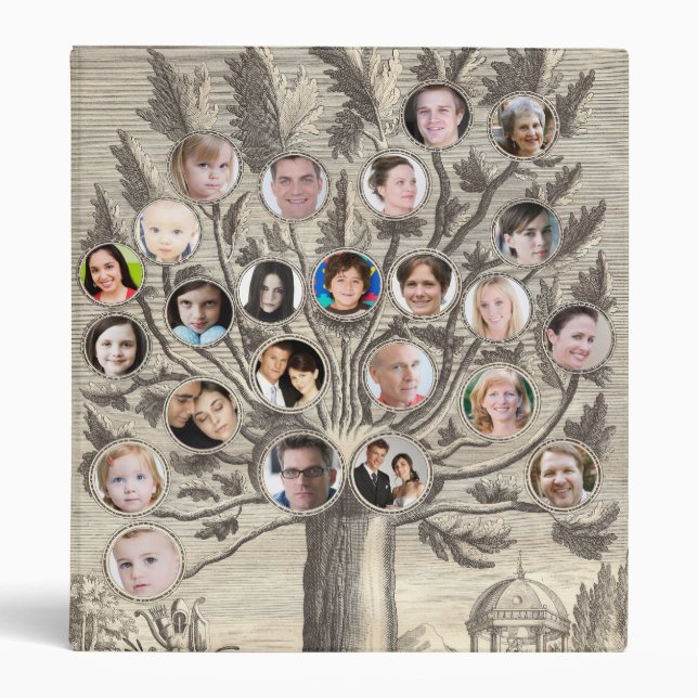 Classeur Notre famille grandissante généalogie arbre généal (Devant)