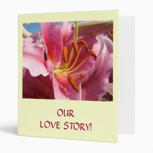 Classeur NOTRE HISTOIRE D'AMOUR ! Livre de souvenirs relié 