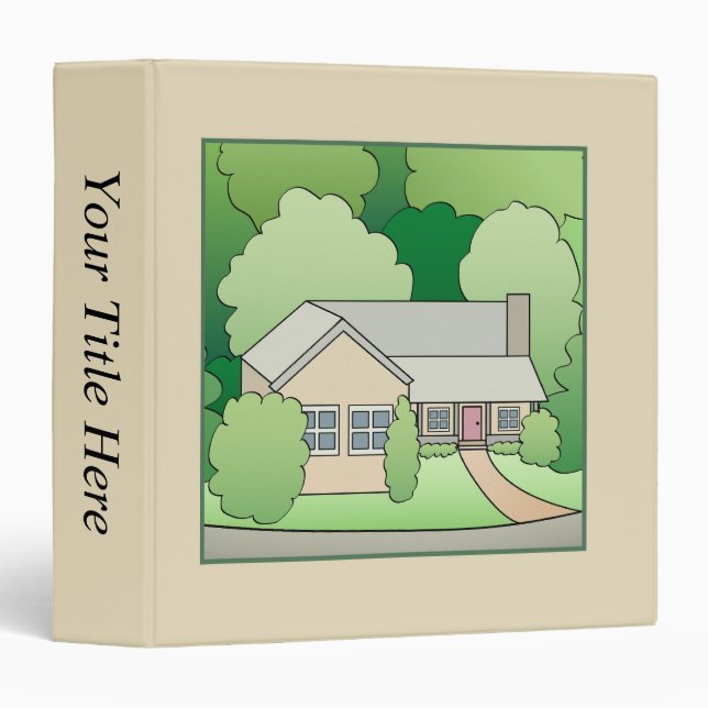 Classeur Notre nouvelle maison (Devant/Côté)