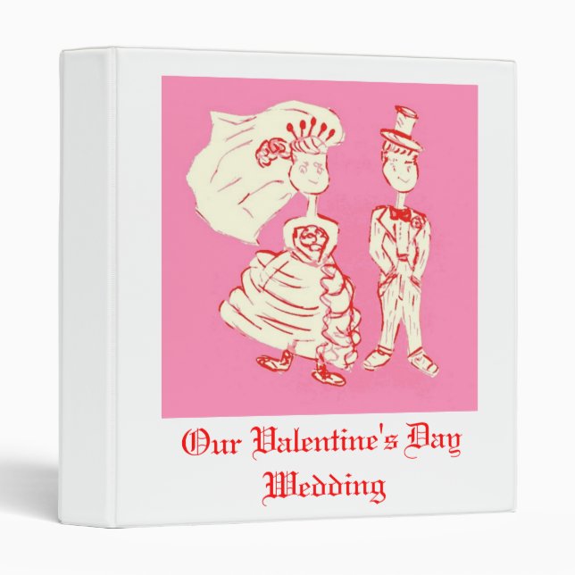 Classeur Notre Saint Valentin Nous... (Devant/Côté)