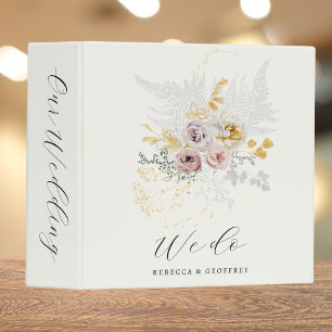 Classeur Nous faisons Floral Romantique Wedding planner aqu