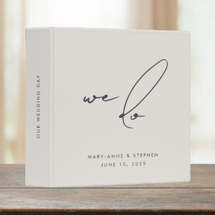 Classeur Nous faisons Moderne Calligraphie Wedding planner 