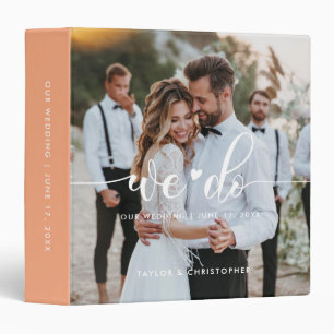 Classeur Nous faisons   Moderne Elégant Mariage Photo Album