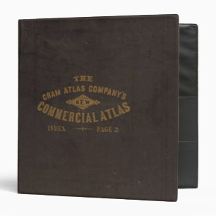 Classeur Nouveau atlas commercial, États-Unis