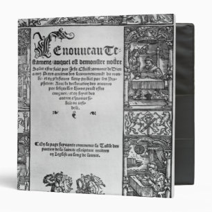 Classeur Nouvelle page titre de Testament d'une traduction