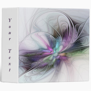 Classeur Nouvelle vie, Colorful Abstrait Fractal Imaginaire