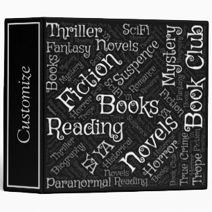 Classeur Nuage de mots des amoureux de livres