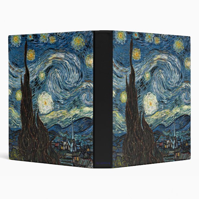 Classeur Nuit étoilée par Vincent van Gogh (Arrière-plan)