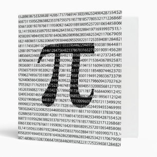 Classeur Numéro noir d'origine pi jour symbole mathématique
