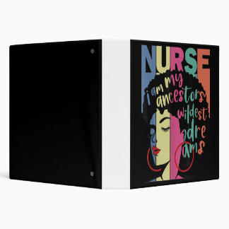 Classeur Nurse African American Black Pride Rn