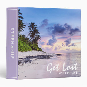 Classeur Obtenez Perdu Tropical Island Paradise Beach Sunse
