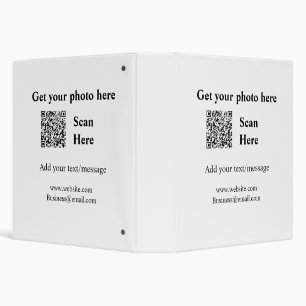 Classeur Obtenez votre photo scan QR ajouter l'adresse e-ma