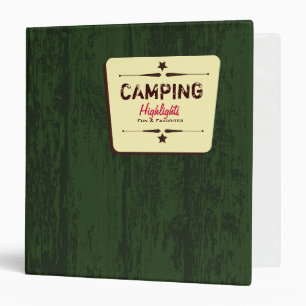Classeur occidental de souvenirs de camping