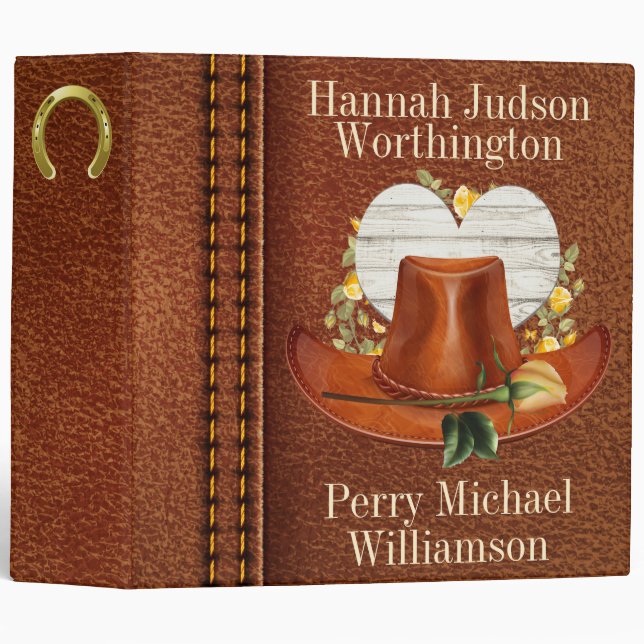 Classeur occidental - Mariage, Rassemblement, Albu (Devant/Côté)