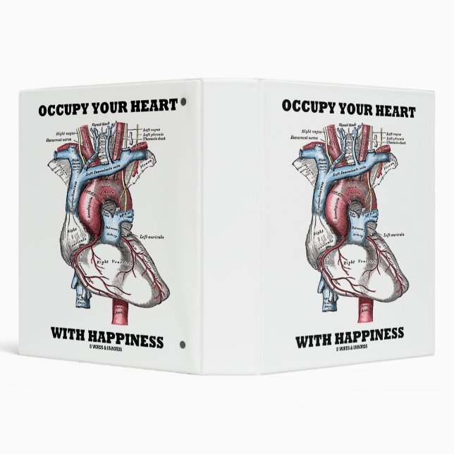 Classeur Occupez Votre Coeur Avec Bonheur Conseils Anatomie (Arrière-plan)