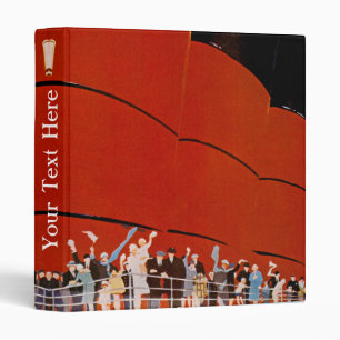 Classeur Ocean Liner Bon Voyage