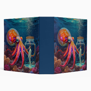 Classeur "Ocean's Silent Captive" - Portrait de pieuvre