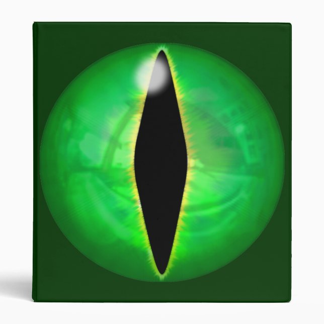 Classeur Oeil de dragon vert (Devant)