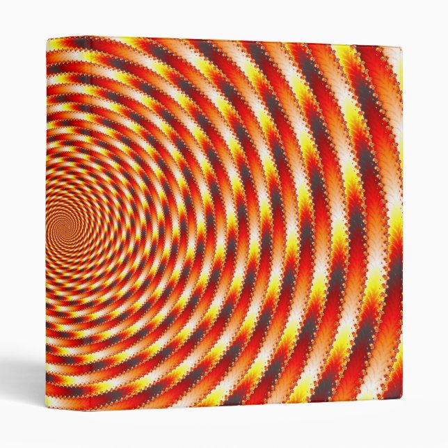 Classeur Oeil rouge - Fractal (Devant/Côté)