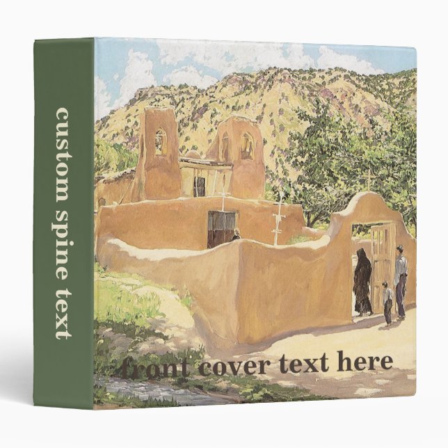 Classeur Oferta Para San Esquipula par Walter Ufer (Devant/Côté)