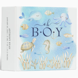 Classeur Oh Boy Under the Sea Baby Photo Album