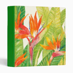 Classeur Oiseau des fleurs du paradis tropical