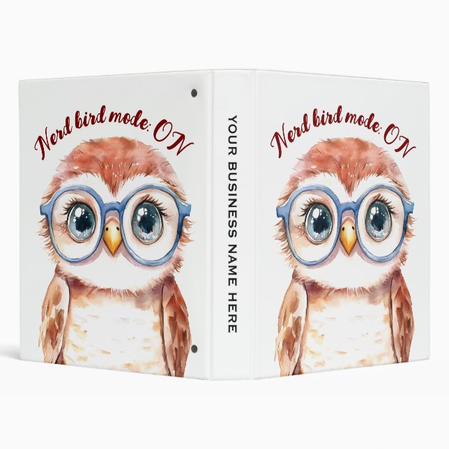 Classeur Oiseau Nerd geek (Arrière-plan)