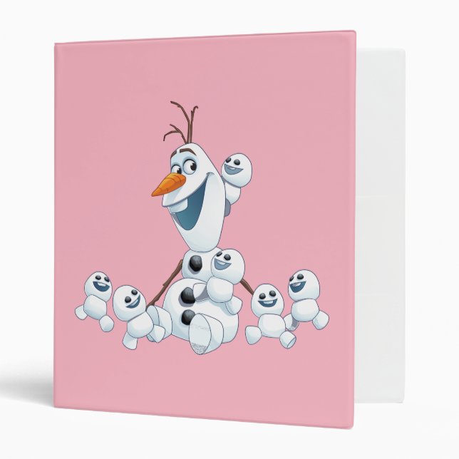 Classeur Olaf | Cadeau d'amour (Devant/intérieur)