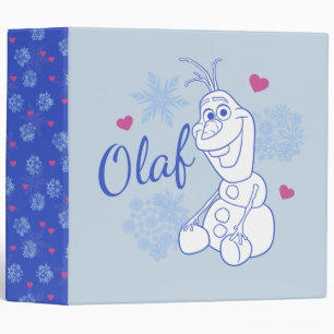 Classeur  Olaf  Les flocons de neige