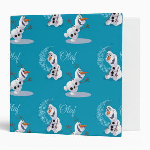 Classeur  Olaf  Vague de flocons de neige