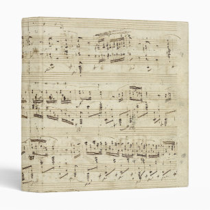 Classeur Old Music Notes
