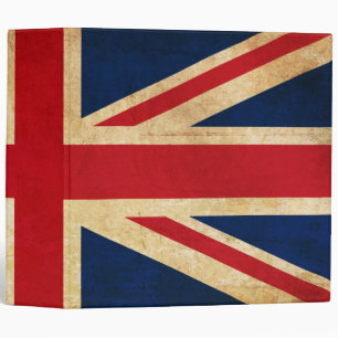 Classeur Old Vintage Grunge United Kingdom Flag Union