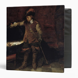 Classeur Oliver Cromwell ouvrant le cercueil de Charles