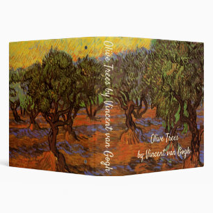 Classeur Oliveraie, ciel orange de Vincent van Gogh