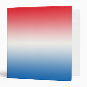Classeur Ombre blanc et bleu rouge